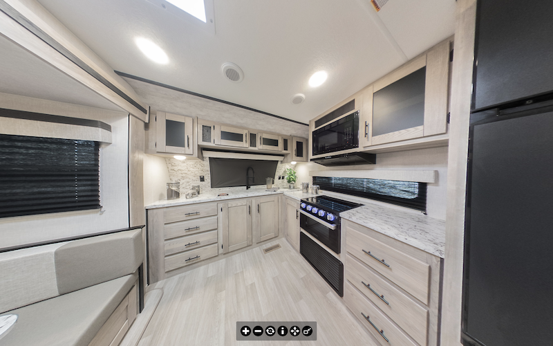 rockwood travel trailer with front kitchen